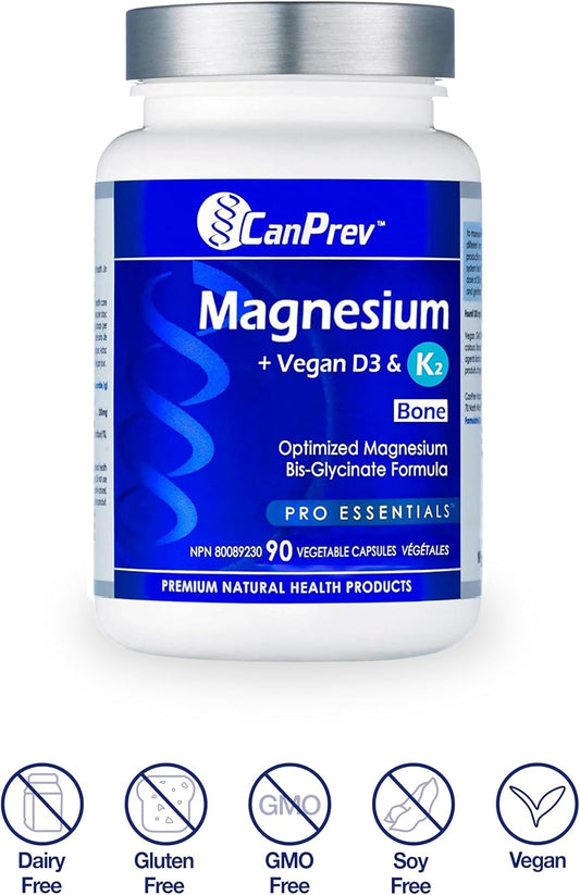 - Magnesium + Vegan D3 & K2, 90 V-Caps - Helps in the Development and Maintenance of Bones and Teeth - Maintain Immune Function, Proper Muscle Function and Normal Electrolyte Balance