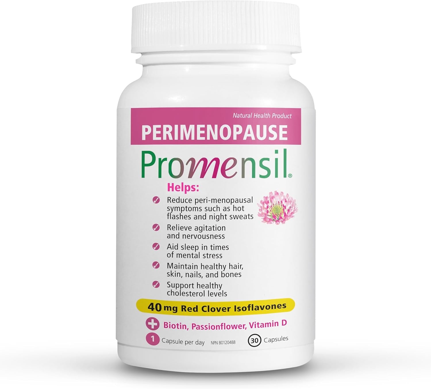 NEW  Perimenopause | Women’S Natural Perimenopause Supplement| Hormone-Free] Multi-Symptom Relief | Reduces Hot Flashes & Night Sweats | Relieves Agitation & Nervousness | Healthy Hair, Skin and Nails | One-A-Day | 30 Tablets