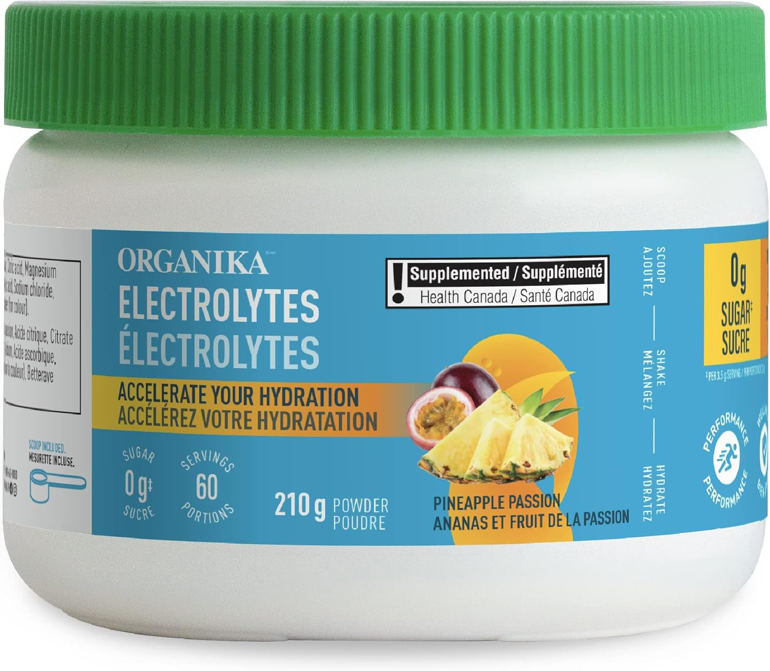 Canadian-Made Electrolytes Powder - Wild Raspberry - on the Go Sugar-Free Hydration and Electrolyte Replenishment with Prebiotics + 100% of Daily Vitamin C - 3.5G X 20 Sachets