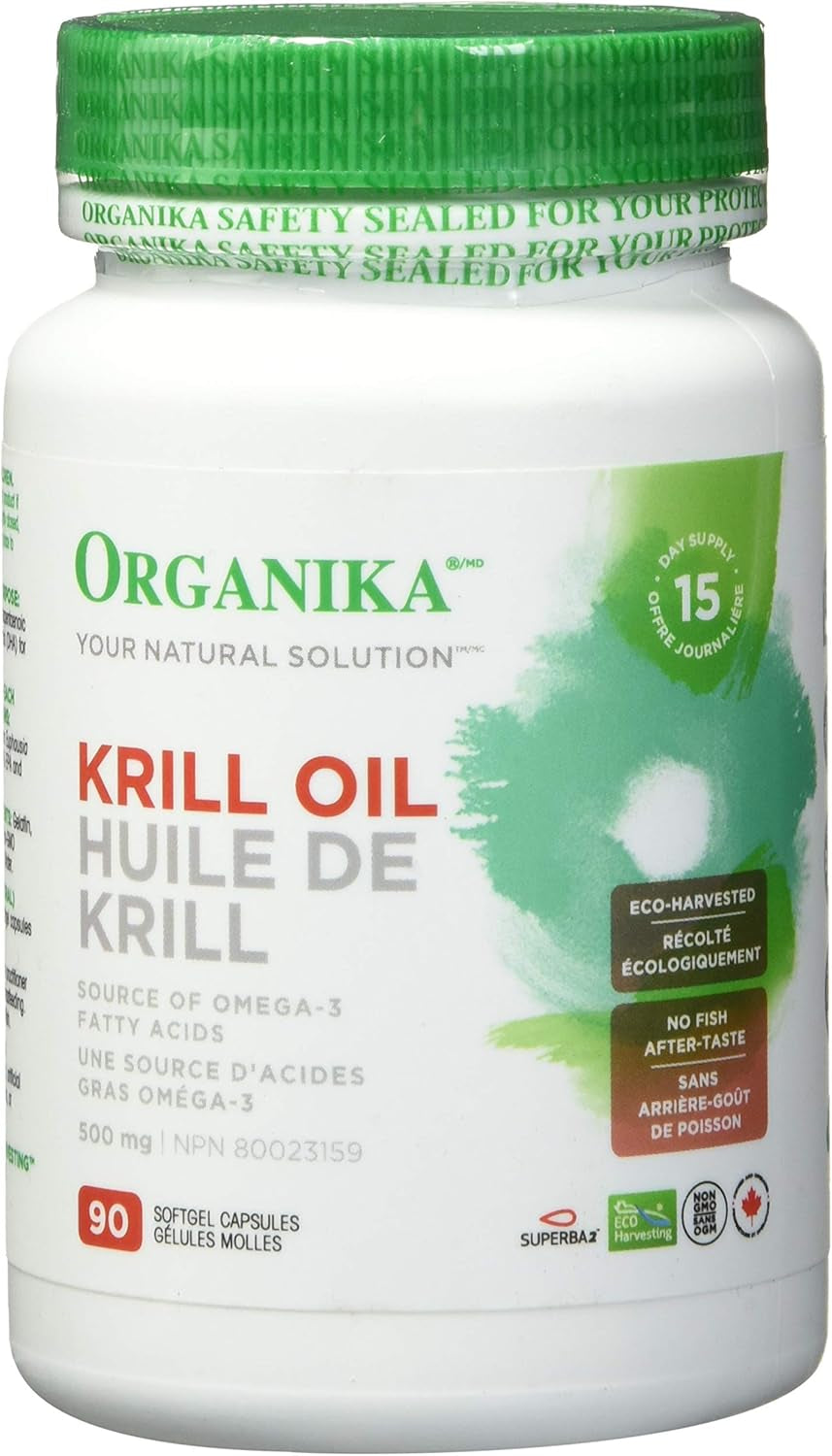 Krill Oil- Sustainable Source from Antarctica, High Absorption of DHA and EPA Omega 3, Brain and Heart Support- 90Sftgl